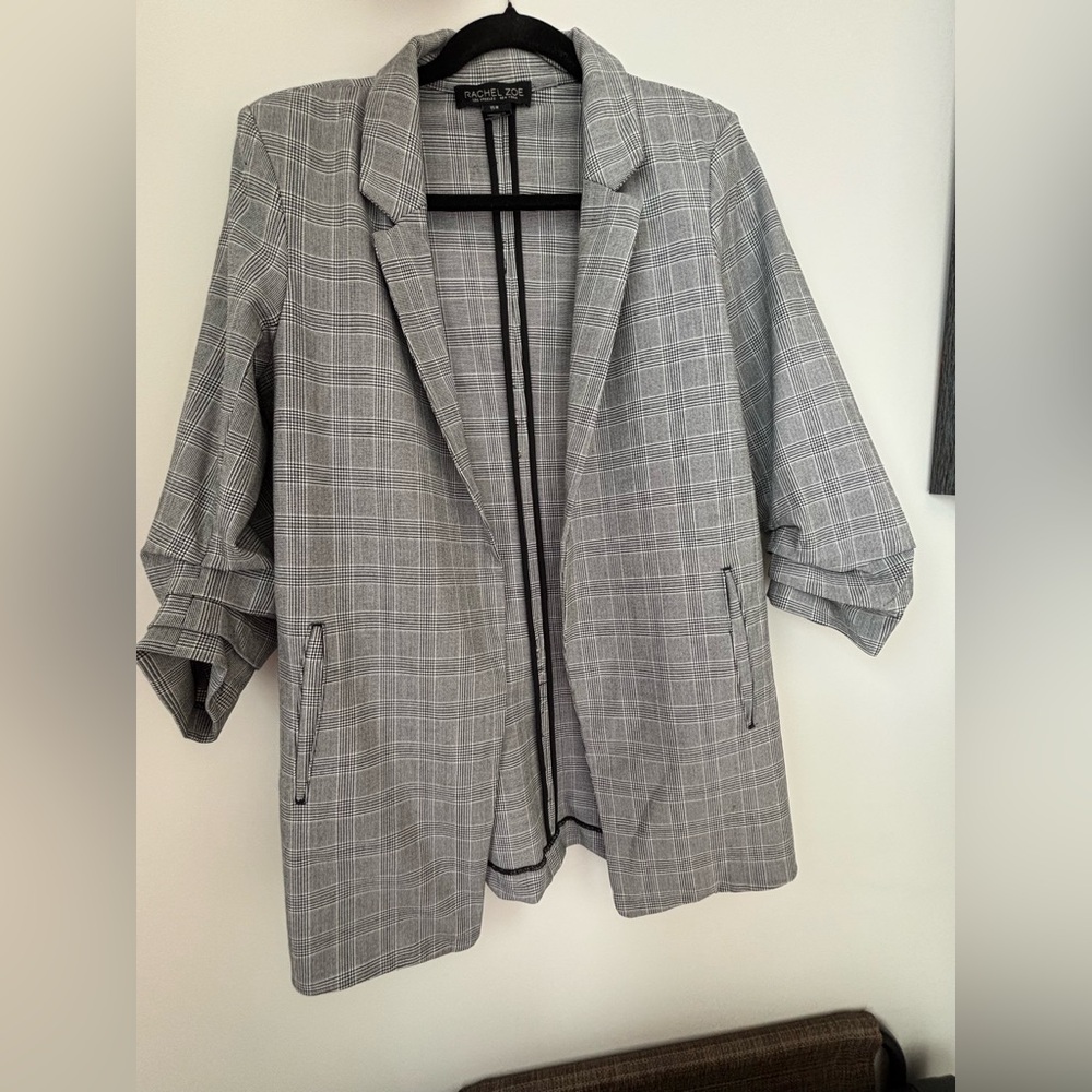 Rachel Zoe Plaid Blazer